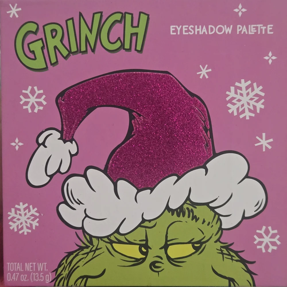 TASTE BEAUTY X DR SEUSS:THE GRINCH Eye Shadow Palette Matte And Shimmering Color
